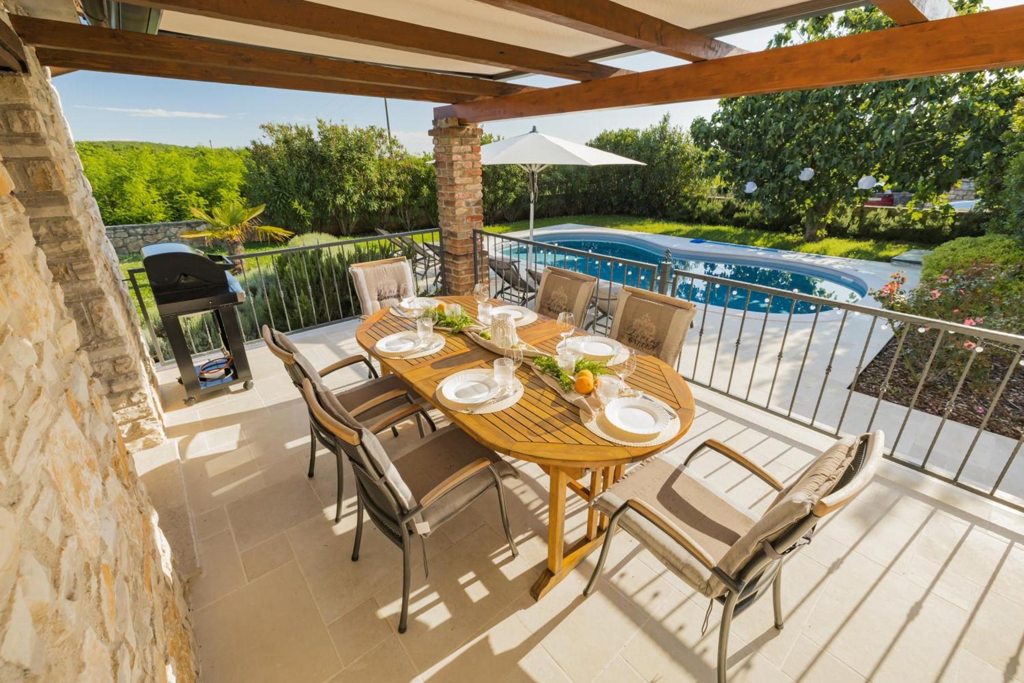 Villa Jurinea In Istrien Mit Pool Barat  Exteriör bild